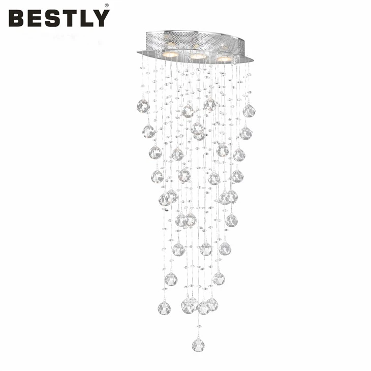 Fesyen Baharu Lampu Siling Kristal LED Moden