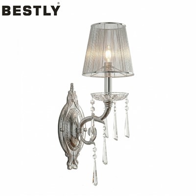 Lampu Dinding Kristal moden & Sconces Dengan Shades