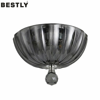 Lampu Siling Mangkuk Kaca Moden