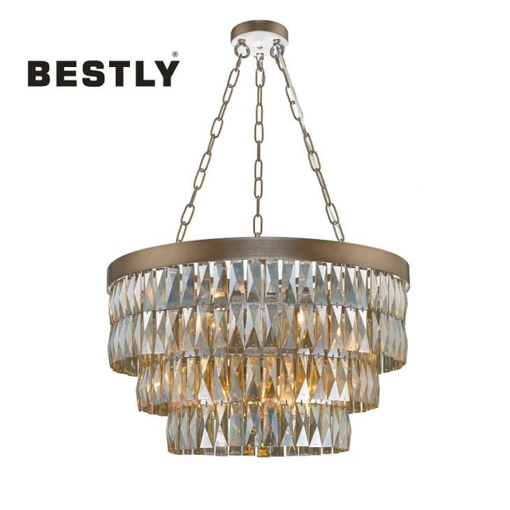 Lampu Loket Bulat Kristal Moden