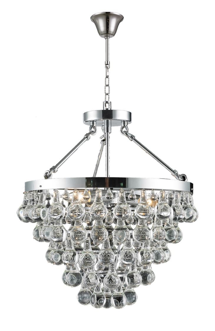 Lampu Loket Kristal Gaya Moden dengan Kristal Titisan Hujan untuk Rumah