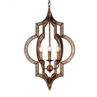 Lampu Loket Moden Dengan Lorek Akrilik